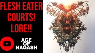 AGE OF SIGMAR  FLESH EATER COURTS LORE [upl. by Aicenert761]