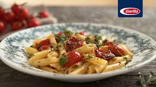 Penne rigate bio aux tomates cerises et aux herbes [upl. by Ilam]