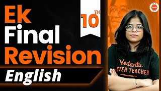 Final Revision  English Full syllabus CBSE Class 10 Oshin Maam Vedantu910 [upl. by Fisuoy]