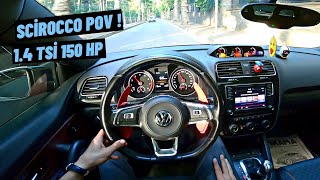 GARAJDA YATAN SCİROCCOYU CANLANDIRDIM  VW SCİROCCO 14 TSİ 150 HP POV SÜRÜŞ  VLOG [upl. by Ognimod376]