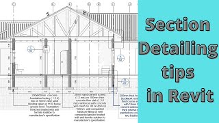 Revit detail tutorial Best tips on how to detail a section in Revit [upl. by Girardo]