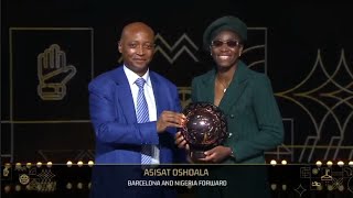 Asisat Oshoala wins 6th Player of the Year at CAF Awards 2023 [upl. by Gerald]