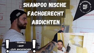 SHAMPOO NISCHE in einer Dusche ABDICHTEN [upl. by Kinimod]