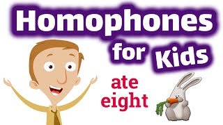 Homophones for Kids [upl. by Seeto480]