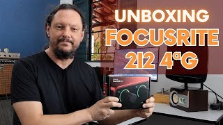 Unboxing Focusrite Scarlett 2i2 4ªG [upl. by Eirrek102]