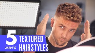 Short hair Inspiration  Mens Textured Hairstyles  Slikhaar TV [upl. by Zeena78]