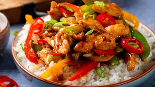 Quick and Easy Chicken Stir Fry Recipe  On the table in 20 minutes [upl. by Lotty]