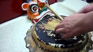 Choy Li Fut Lion Dance Drumming [upl. by Attenwad478]