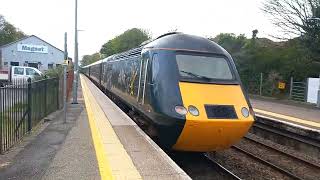 125 HST GWR Service Departing Camborne [upl. by Einnek]