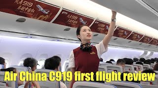 Air China C919 first flight review [upl. by Dj546]