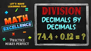 Division – Decimals By Decimals  Math Grade 5  Math Excellence [upl. by Ileek]