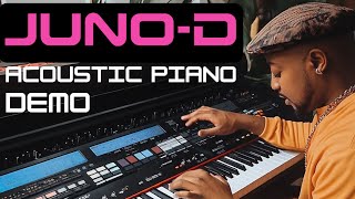 JUNO  D ACOUSTIC Jazz PIANO in ACTION Crisp Sound [upl. by Andaira]