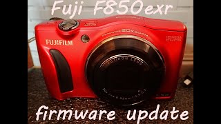 2024 Fuji F850EXR firmware update Fujifilm F850 EXR [upl. by Yanffit]