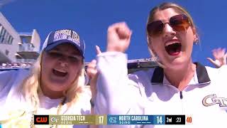 UNC vs Georgia Tech  Highlights  101224 [upl. by Maxma]