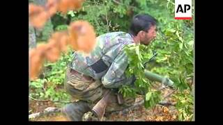 KOSOVO KLA SOLDIERS HOLD POSITIONS IN PROVINCE [upl. by Chessy]