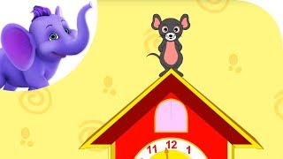 Classic Rhymes from Appu Series  Hickory Dickory Dock [upl. by Ardnasela963]