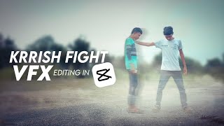 Krrish VFX editing in capcut in hindi  Mobile VFX editing tutorial  Krrish 3 Editing  Capcut [upl. by Aihtnic779]