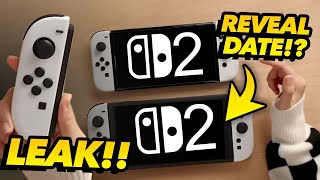 Nintendo Switch 2 First Look Leak Update amp Reveal Date Rumors [upl. by Neelloc]