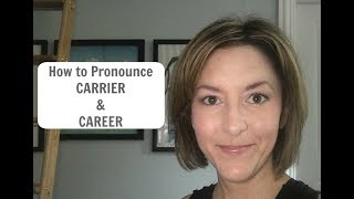 How to Pronounce CARRIER and CAREER  American English Pronunciation Lesson learnenglish [upl. by Haddad]