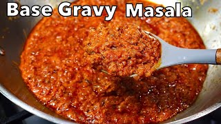 1 ALL PURPOSE BASE GRAVY MASALA Make Several Curry Recipes [upl. by Ardnuaed]