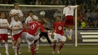 Robbie Savage produces a stunning free kick in Austria 2006 [upl. by Wanyen49]