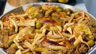 TAJINE DE POULET AUX OIGNONS CARAMÉLISÉS ET OLIVES À LA MAROCAINE 🧅🫒 Deli cuisine [upl. by Jayson]