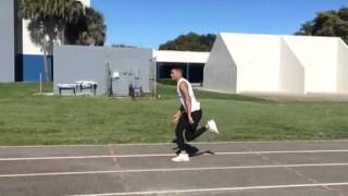 3 step hurdling slow motion [upl. by Marlane]