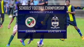 Penalty Shootout  StPeters College v Zahira College  U18 Div I 3rd Place [upl. by Gorrian157]