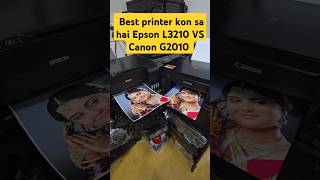 Best printer kon sa hai Epson L3210 VS Canon G2010 Allin One Color printer Speed Test CanonEpson [upl. by Elohcan]