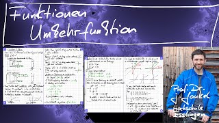 Funktionen  Teil 10  Umkehrfunktion [upl. by Tavis]