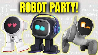 Emo Rux and Loona Finally Meet  AI DESKTOP ROBOTS UPDATE [upl. by Yma]