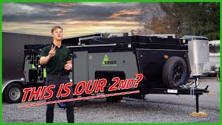 We Sold the FIRST ONE EVER 2023 Aliner Evolution A Frame Pop up Travel Trailer Tour  Beckleys RVs [upl. by Azile]