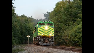 NBSR 6401 leads 907 West on the Mattawamkeag Sub 8921 [upl. by Eanar279]