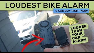 VERY LOUD Alarm for Expensive Bikes ebike alarm motorcycle alarmLouder than your Car Wsdcam113DB [upl. by Olivie]