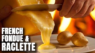 We Tried the Best Cheese RACLETTE amp Fondue Restaurant in Paris [upl. by Alleuol]