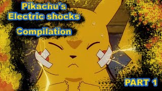 Pikachus Electric shocks Compilation part 1 [upl. by Erena]