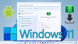 Como descargar e instalar Windows Subsystem para Android en Windows 11 desde ya WSA [upl. by Labina125]