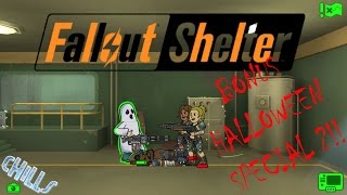 Fallout Shelter Bonus Halloween Special 2 quotHorror Movie Nightquot PC Gameplay IOS Android [upl. by Dorreg]