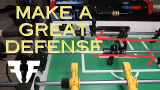 Make Great Foosball Defenses New Foosfit Feature [upl. by Dnilazor658]