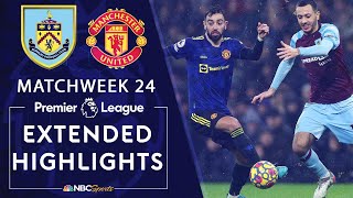 Burnley v Manchester United  PREMIER LEAGUE HIGHLIGHTS  282022  NBC Sports [upl. by Zevahc]