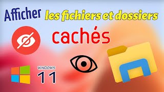 Afficher les fichiers et dossiers cachés de Windows 11 [upl. by Jehovah]