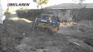 Forza Construction using McLaren OvertheTire Skid Steer Tracks [upl. by Levram]