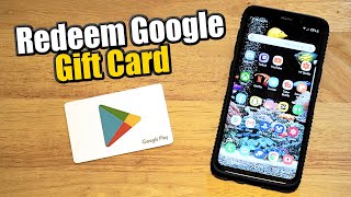 How to REDEEM Google Play Gift Card on Android Phone or Tablet Easy Method [upl. by Walford]