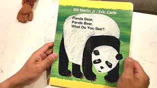 Panda bear panda bear what do you see by Bill Martin Jr  kids bedtime read aloud story book [upl. by Redford]