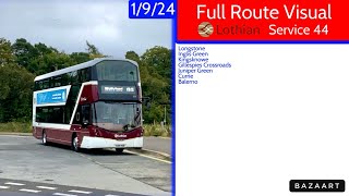 URV Lothian Buses Service 44 Longstone to Balerno • Gemini 3F 553 SA15VUD • FRV 1924 [upl. by Maupin]