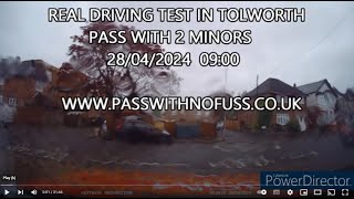 REAL DRIVING TEST ROUTE IN TOLWORTH 7 [upl. by Mervin]