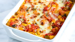 Easy Vegetable Lasagna Recipe [upl. by Gerdy]