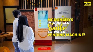 McDonalds Introduces SmileActivated Vending Machine [upl. by Uria131]