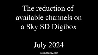 What UK TV Channels are left on an old Sky Digibox in July 2024 [upl. by Eed]