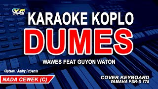 Dumes Karaoke Nada Wanita  Koplo WAWES Feat GUYON WATON [upl. by Nered]